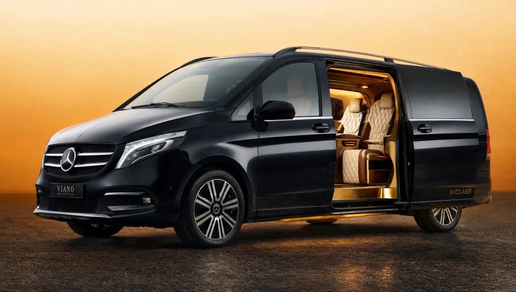 Location Mercedes Viano VIP à Marrakech — voiture de luxe — KingKech